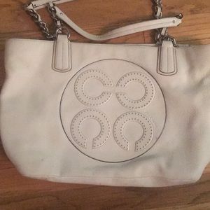 Coach Leather Tote Bag